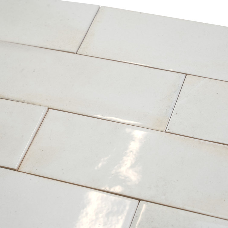 Glossy White Ceramic Subway Tile for Kitchen and Bathroom