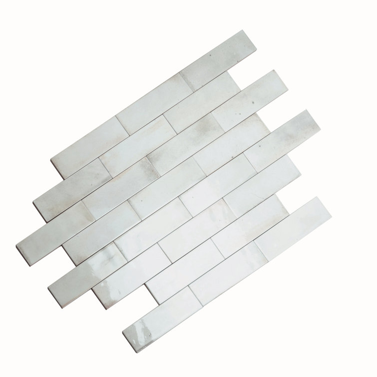 Glossy White Ceramic Subway Tile for Kitchen and Bathroom