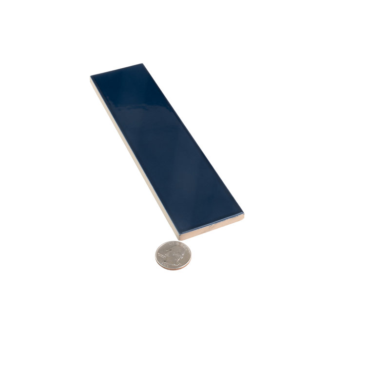 Arte Glossy Blue Ceramic Subway Wall and Floor Tile