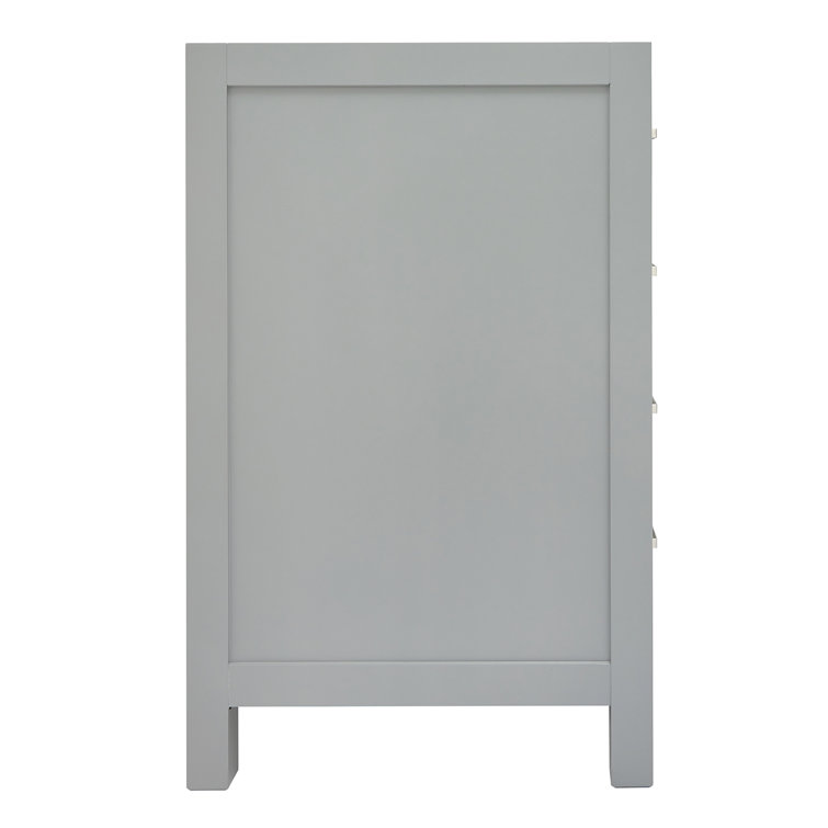 Cambridge 66" Gray Double Freestanding Bathroom Vanity Cabinet