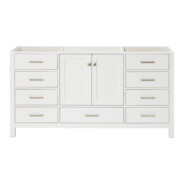 Cambridge 66'' White Freestanding Single Bathroom Vanity Base