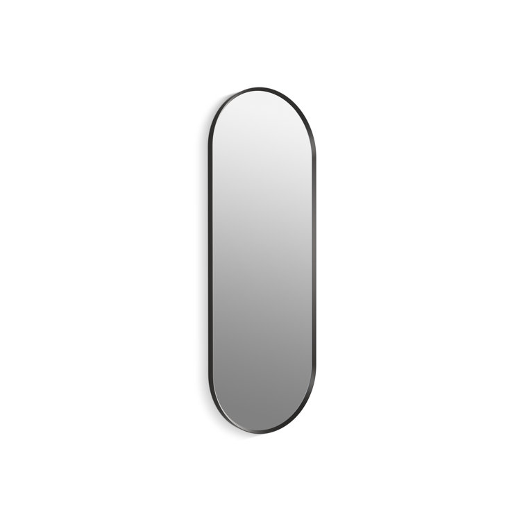 Matte Black 36" x 18" Rectangular Bathroom Vanity Mirror