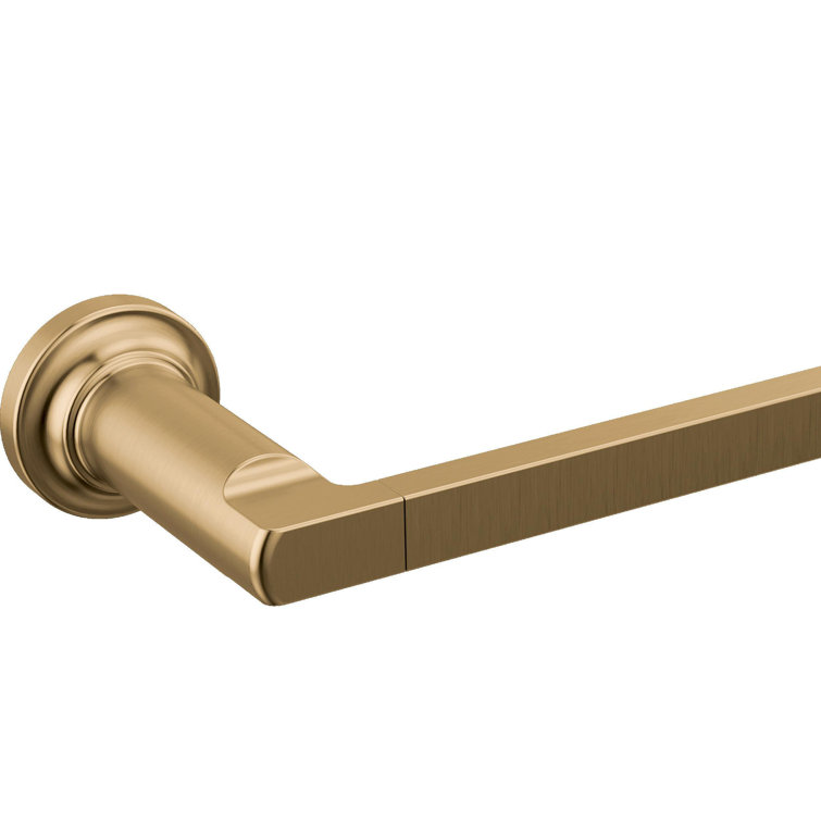 Tetra 8'' Champagne Bronze Wall Mounted Hand Towel Bar