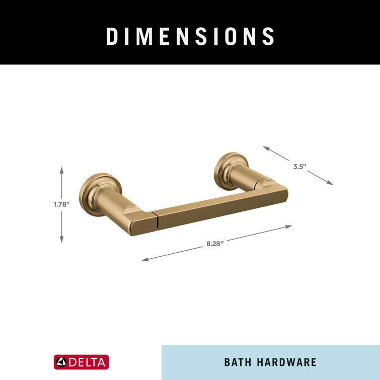 Champagne Bronze Pivot Arm Toilet Paper Holder