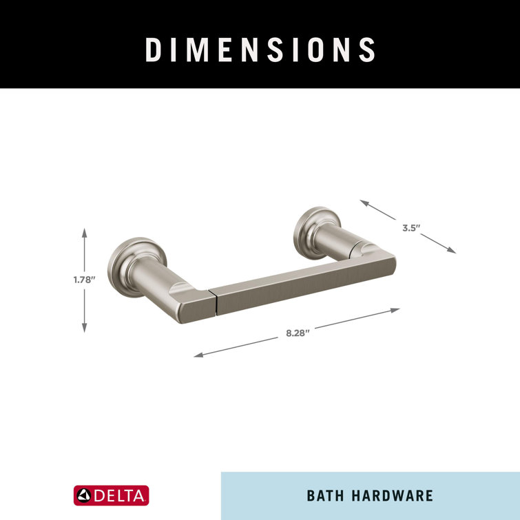 Stainless Steel Pivot Arm Toilet Paper Holder