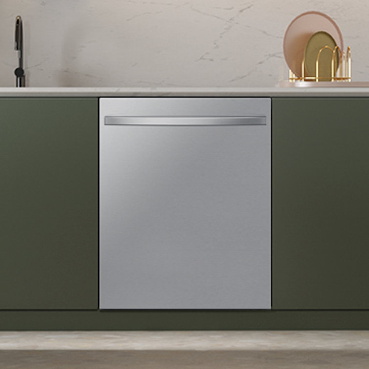 24" Stainless Steel Smart Built-in Dishwasher with Adjustable Racks