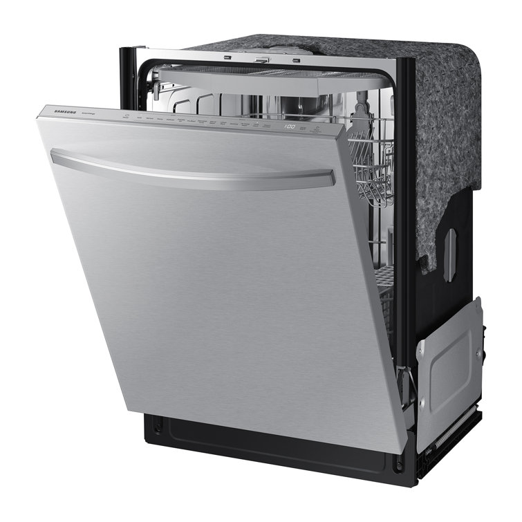 24" Stainless Steel Smart Built-in Dishwasher with Adjustable Racks