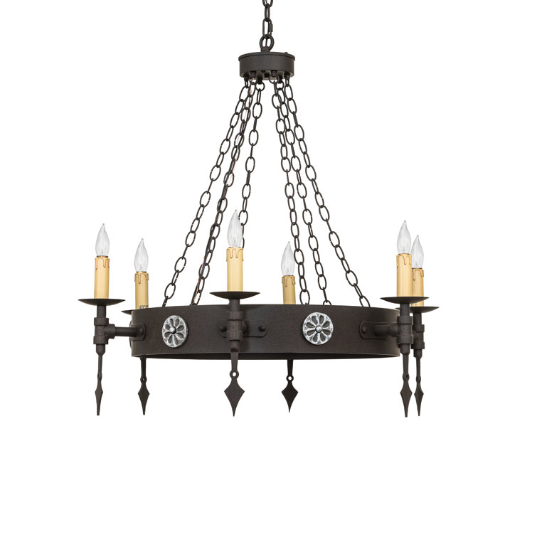 Warwick Dark Roast 6-Light Gothic Chandelier