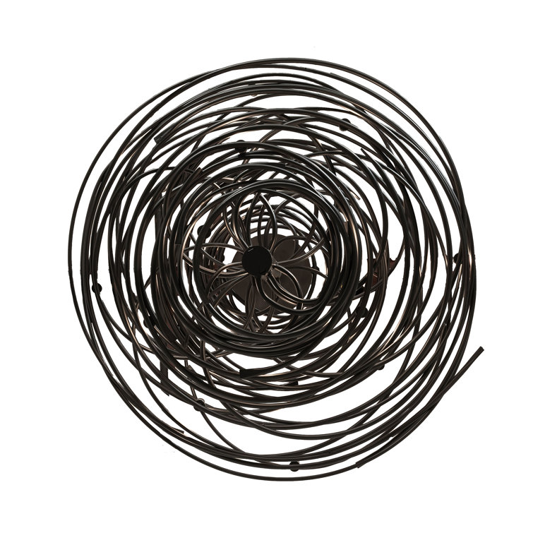 Cyclone 20-Light Solar Black Iron Chandelier