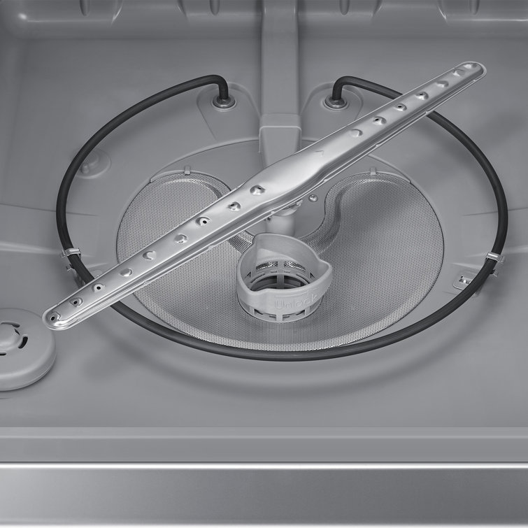 24" Stainless Steel Built-in Top Control Dishwasher with Adjustable Rack