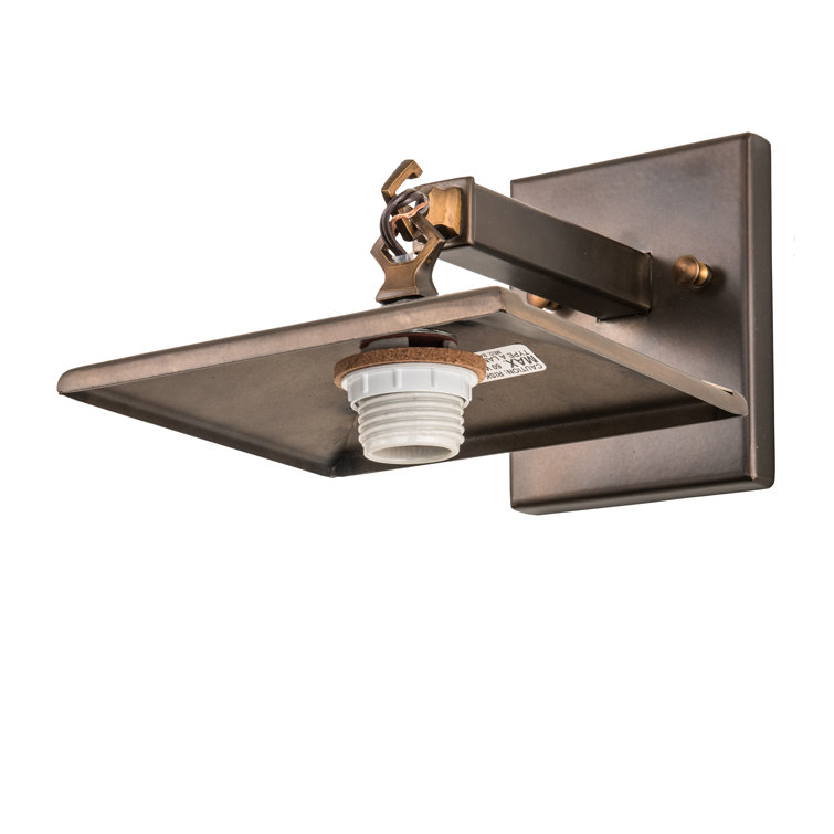 Nautical Nickel Bell Outdoor Sconce with Silver Mica Shade