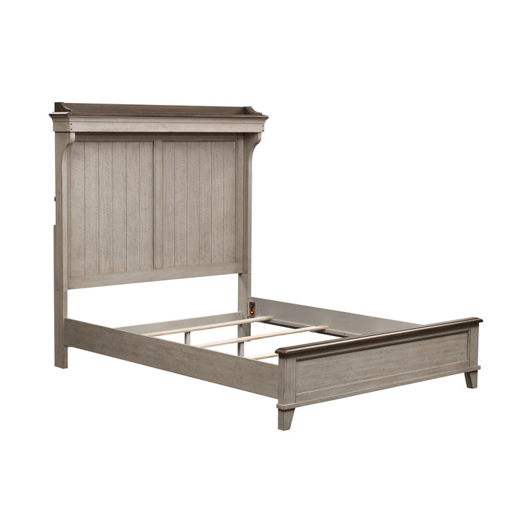 Dusty Taupe and Weathered Linen 4-Piece Queen Bedroom Set