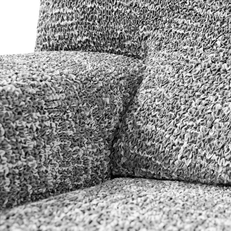 Vittoria Blue Stretch Polyester Sofa Slipcover