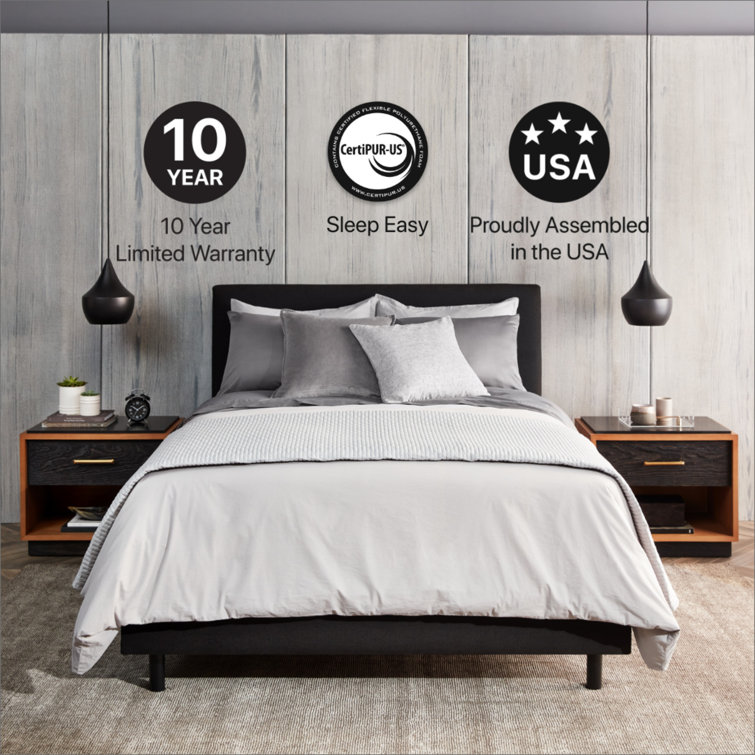 Queen Medium Hybrid Mattress with Gel Memory Foam