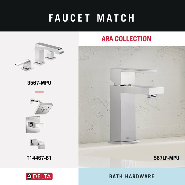 Ara 18-Inch Chrome Wall Mounted Towel Bar