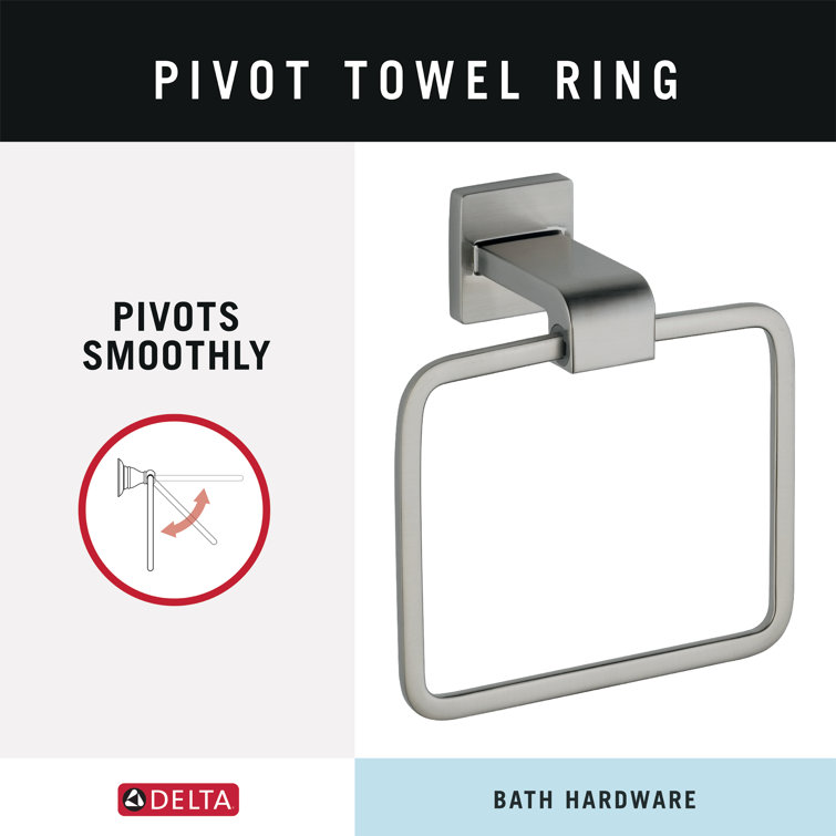 Stainless Steel Modern Wall Mounted Towel Ring
