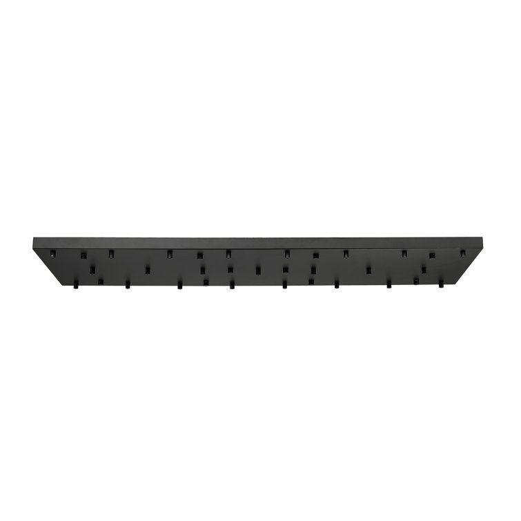 Matte Black 54'' Multi Point LED Ceiling Canopy