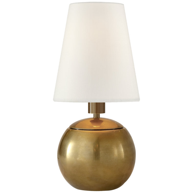 Hand-Rubbed Antique Brass Adjustable Outdoor Table Lamp