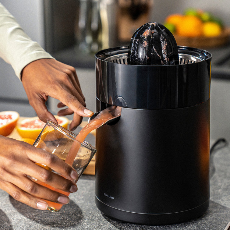 Black Electric Citrus Juicer with Pulp Control