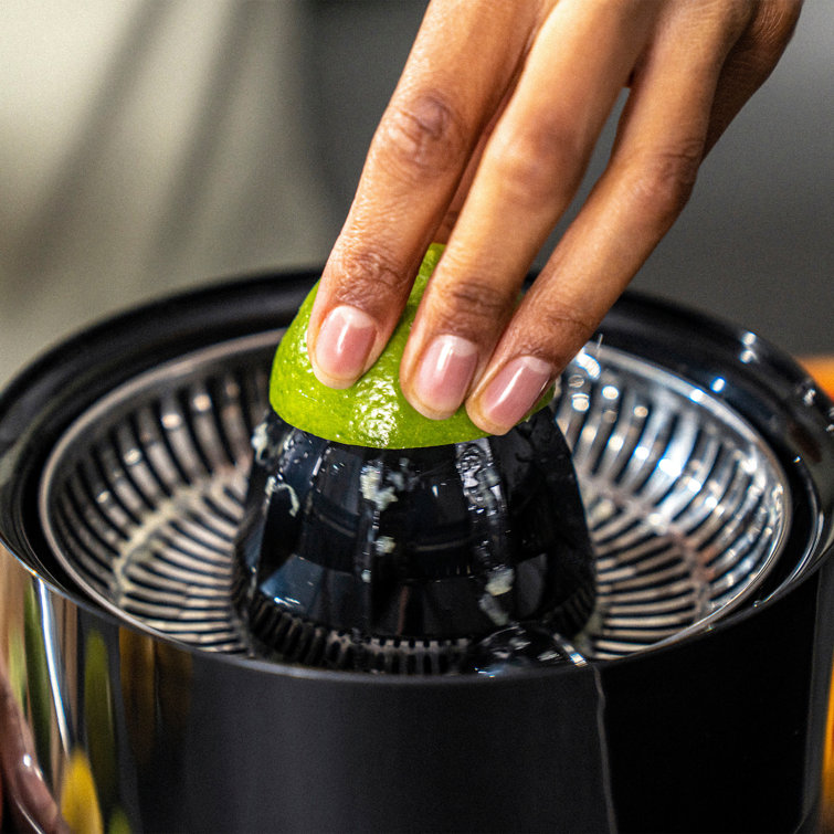 Black Electric Citrus Juicer with Pulp Control