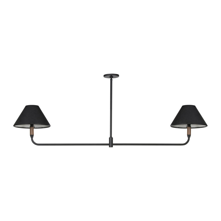 Doherty Chic Simplicity Black LED Double Island Pendant