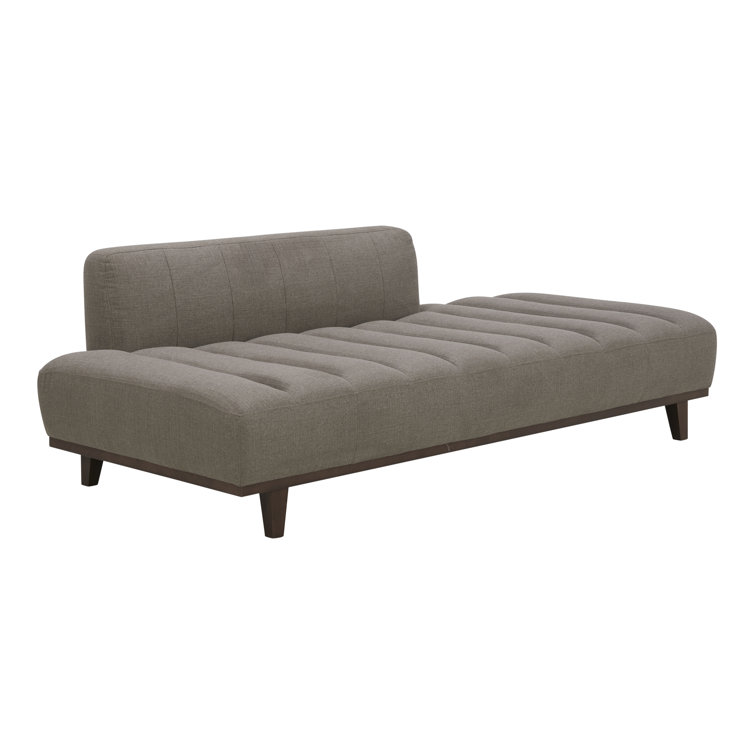 Taupe Upholstered Daybed with Solid Wood Frame