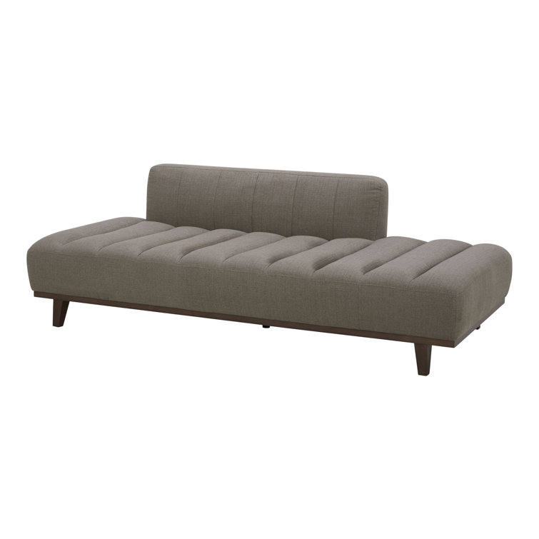 Taupe Upholstered Daybed with Solid Wood Frame