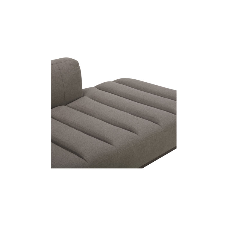 Taupe Upholstered Daybed with Solid Wood Frame