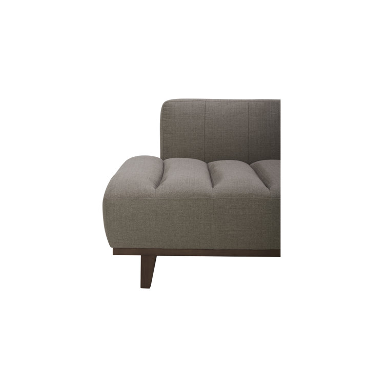 Taupe Upholstered Daybed with Solid Wood Frame