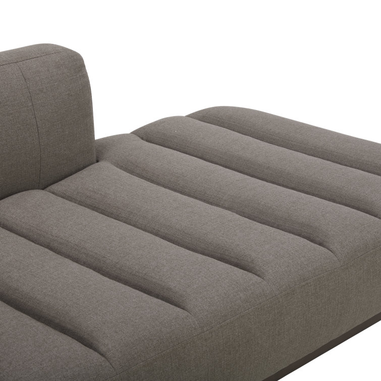 Taupe Upholstered Daybed with Solid Wood Frame