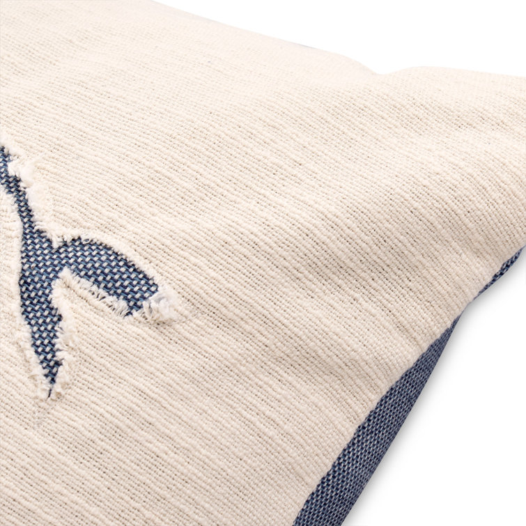 Denim Blue Cotton King Duvet Set with Decorative Pillows