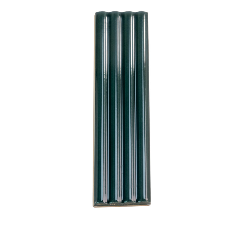 Green Glossy Ceramic Subway Tile for Kitchen and Bathroom