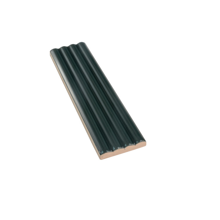 Green Glossy Ceramic Subway Tile for Kitchen and Bathroom
