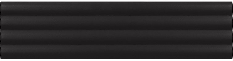 Arte Matte Black Ceramic Subway Wall and Floor Tile