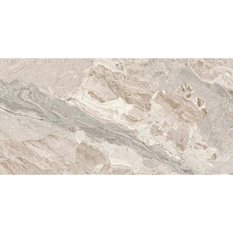 Splendor Large Matte Beige Porcelain Rectangular Tile