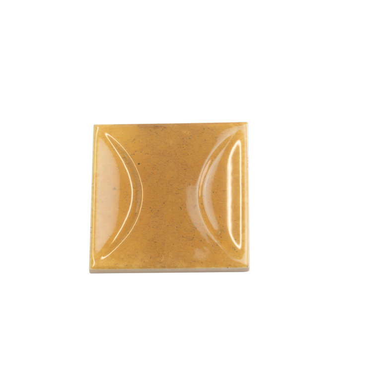 Honey Orange 4x4 Glossy Ceramic Wall Tile
