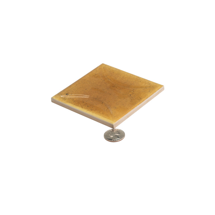Honey Orange 4x4 Glossy Ceramic Wall Tile