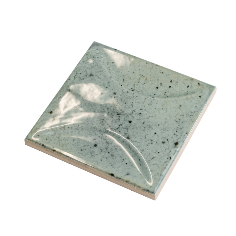 Antiek 3.94 in. x 3.94 in. Glossy Ceramic Square Deco Wall Tile (6.68 sq. ft./case) (60-pack)