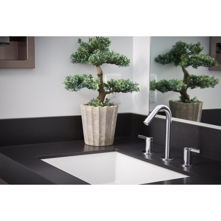 Verticyl Ice Grey Ceramic Rectangular Undermount Bathroom Sink