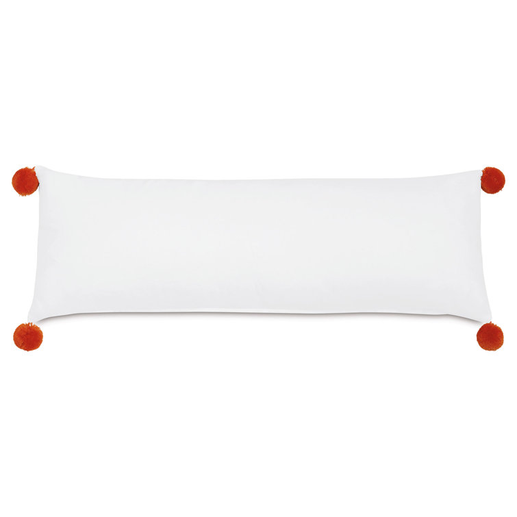 Jungle Safari Kids Lumbar Pillow with Pom-Poms