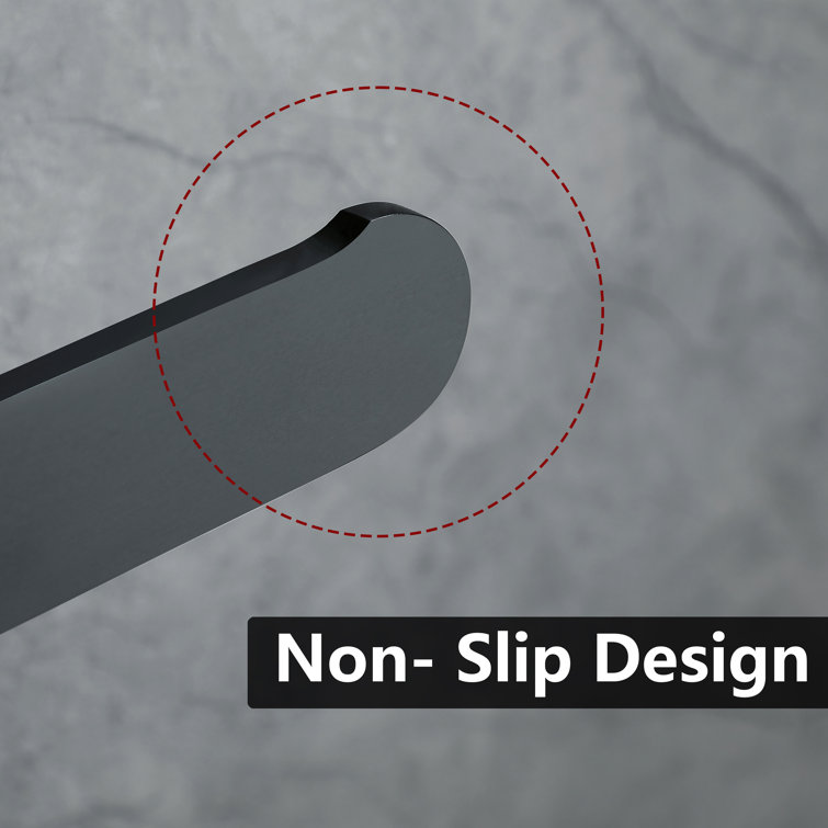 Matte Black Stainless Steel 5-Piece Bathroom Hardware Set