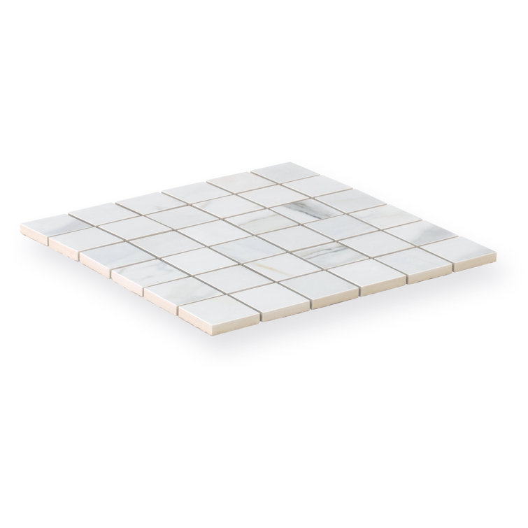 Splendor Matte White Porcelain Mosaic Tile Sheet