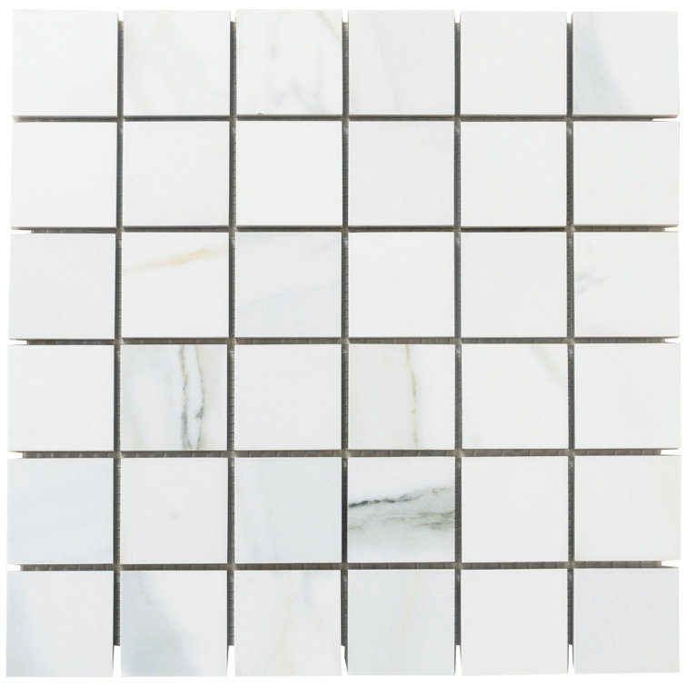Splendor Matte White Porcelain Mosaic Tile Sheet