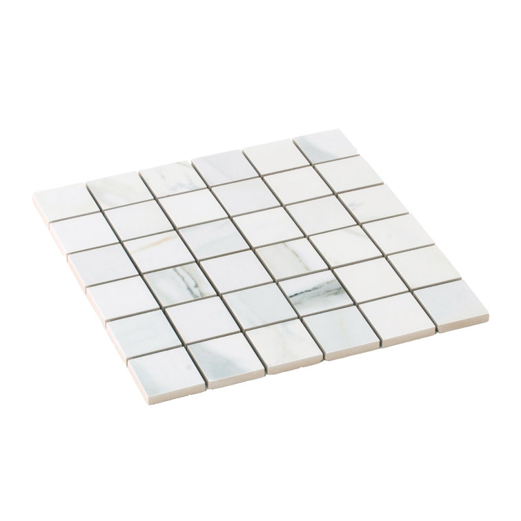 Splendor Matte White Porcelain Mosaic Tile Sheet