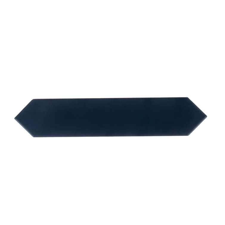 Navy Blue Matte Ceramic Picket Wall and Floor Tile