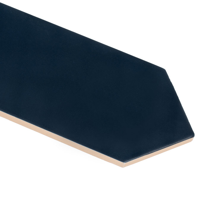 Navy Blue Matte Ceramic Picket Wall and Floor Tile