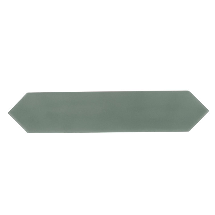 Pine Green Matte Ceramic Picket Tile for Kitchen and Bathroom