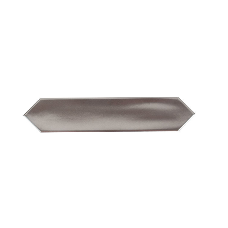Metallic Silver Glossy Ceramic Picket Wall and Floor Tile