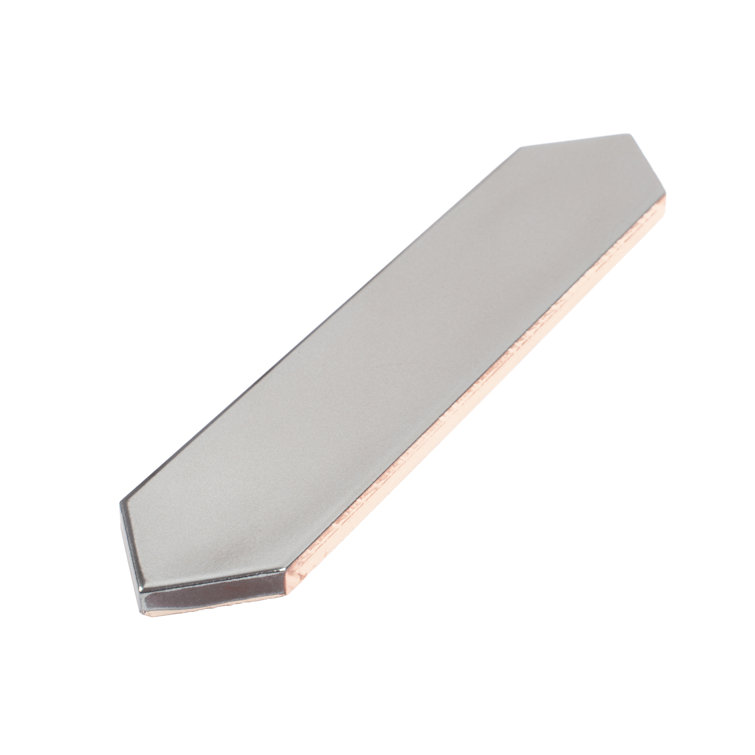 Metallic Silver Glossy Ceramic Picket Wall and Floor Tile