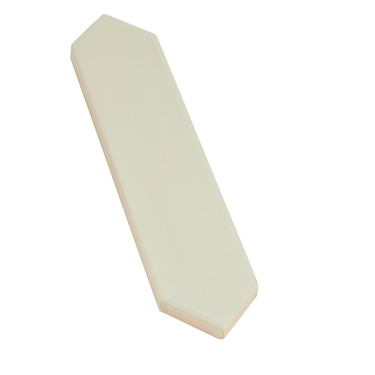 Tea Green Matte Ceramic Picket Wall and Floor Tile